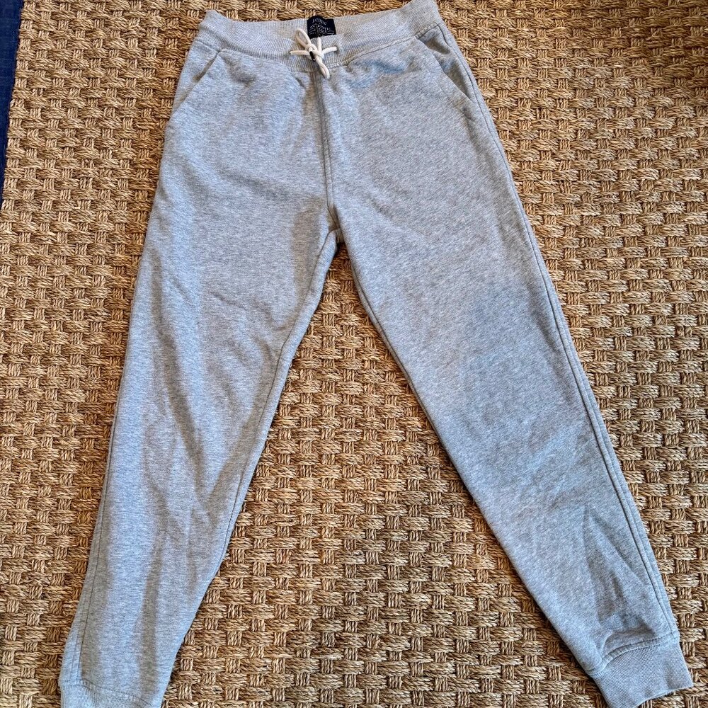 JCrew Men’s Authentic Fleece Joggers Heather Grey, Size Small, Preowned